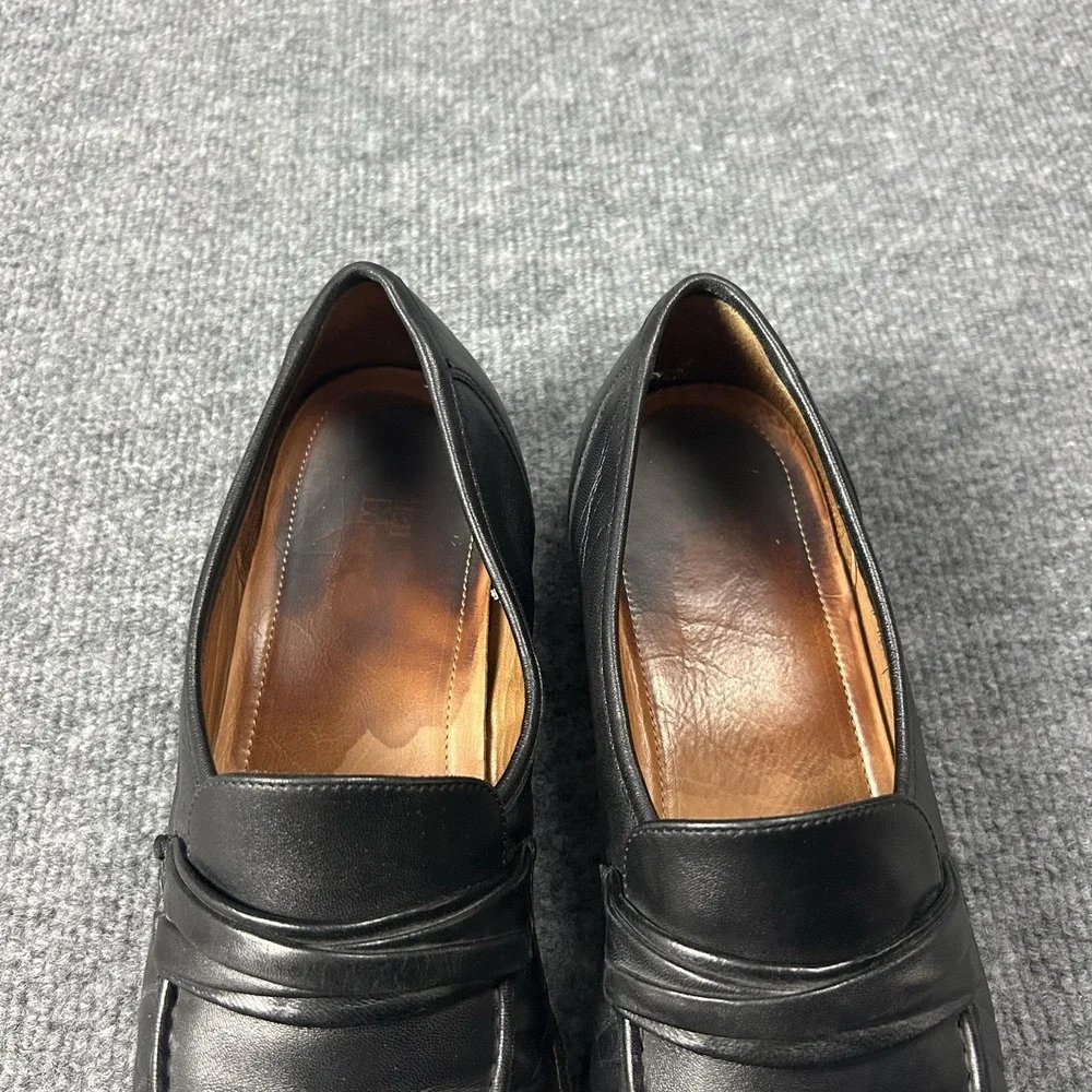 Allen Edmonds Loafer Shoes Mens Size 9.5 D Black Leather Dress Oxford Slip On
